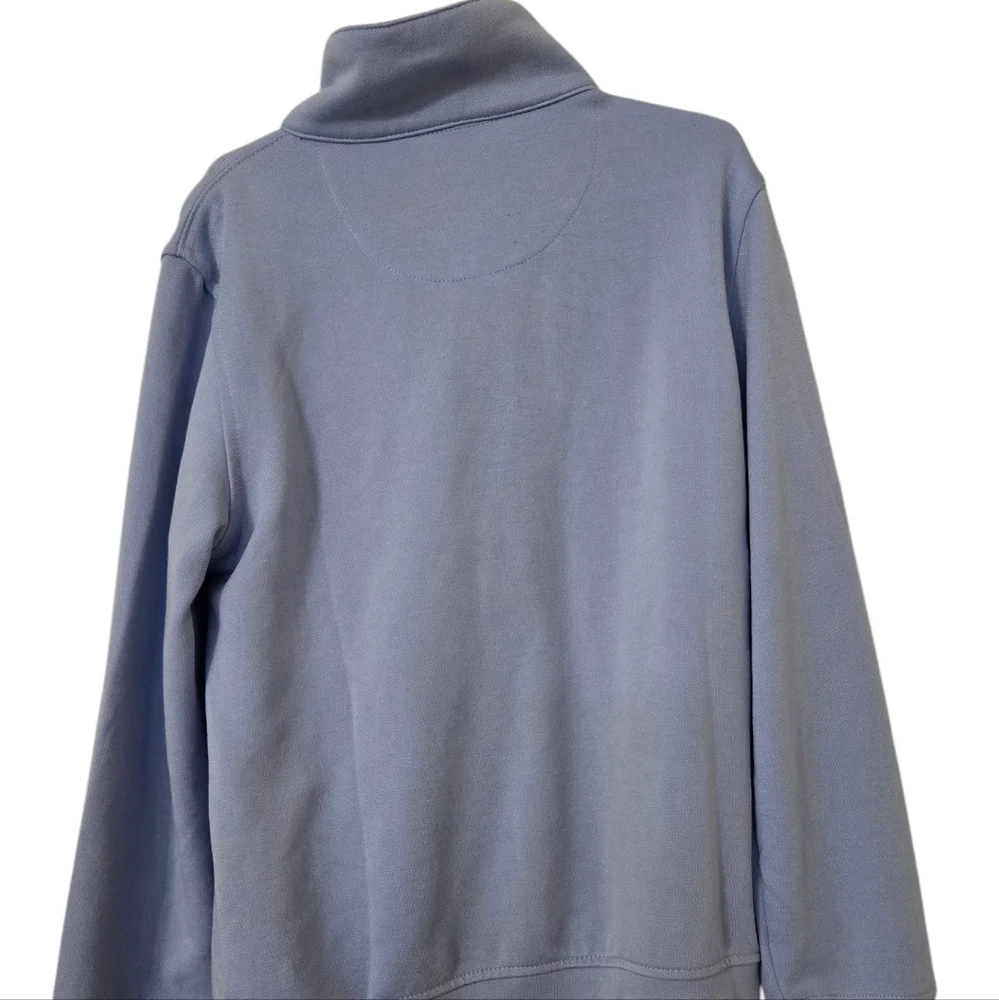 Tailorbyrd - Boy's Modal Quarter‎ Zip/Light Blue Lightweight Top